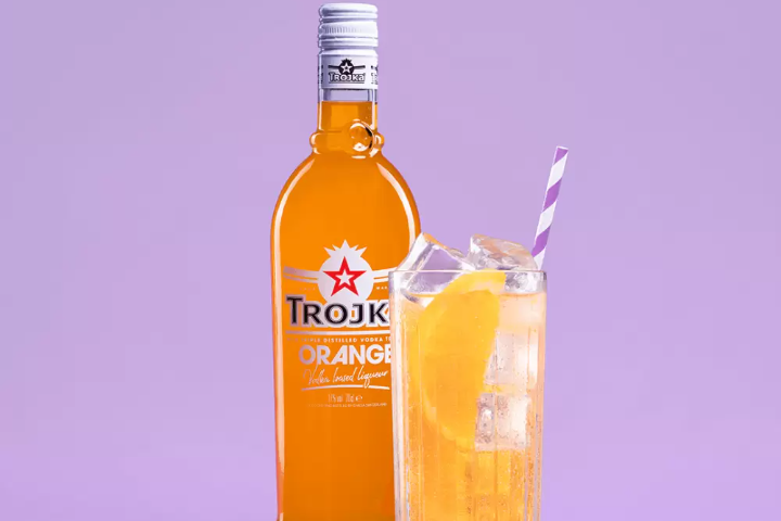 Vodka Trojka Orange 70cl