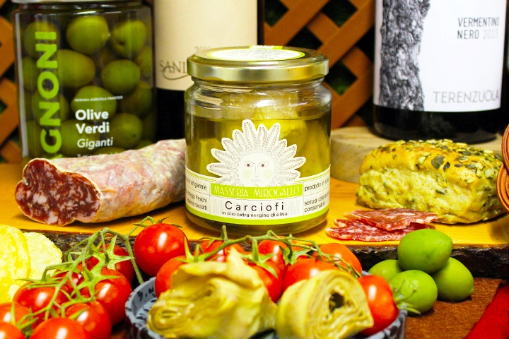 Artichauts à l'huile d’olive - Masseria Mirogallo