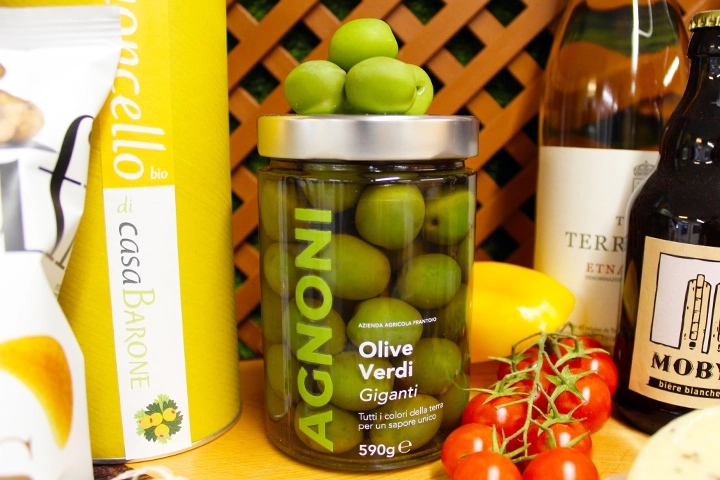 Olives vertes géantes nocellara - Agnoni