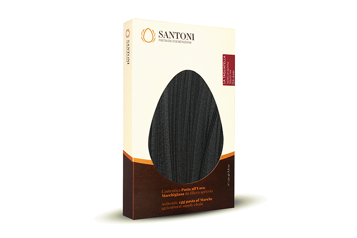 Tagliatellle à l'encre de seiches - Pasta Santoni