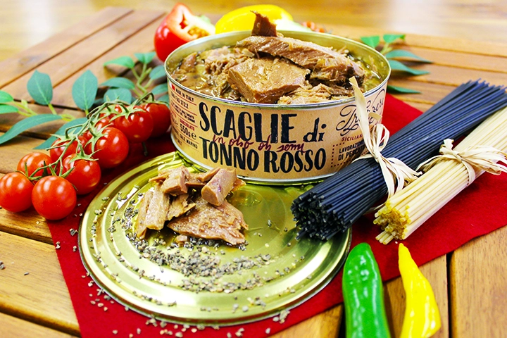 Copeaux de thon rouge à l'huile d’olive extra vierge - Trazzere Del Gusto