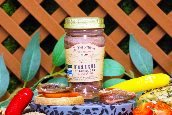 Filets d'anchois à l'huile d’olive - Trazzere Del Gusto
