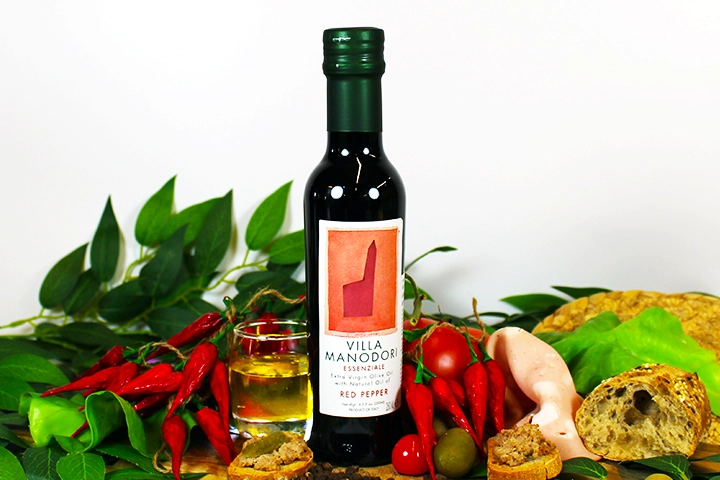 Huile d’olive extra vierge au piment - Villa Manodori