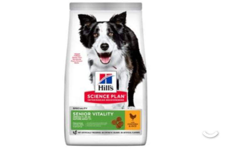 Hill's Science Plan Senior Vitality Medium Mature Adult 7+ 14 kg