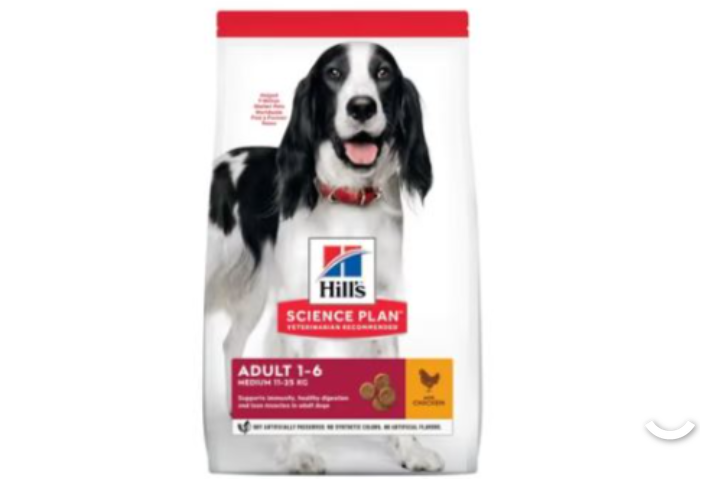 hill's science plan adult 1-6 medium poulet 2.5 kg