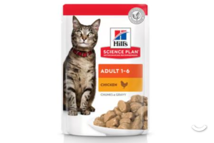 HILLS ADULT 1-6 CAT CHECKEN 85g