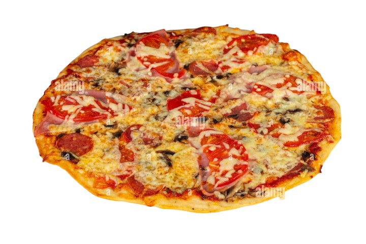 Four-Tomato Pizza
