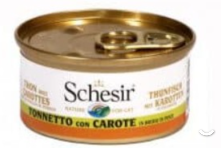 Schesir tuna carrot 70g