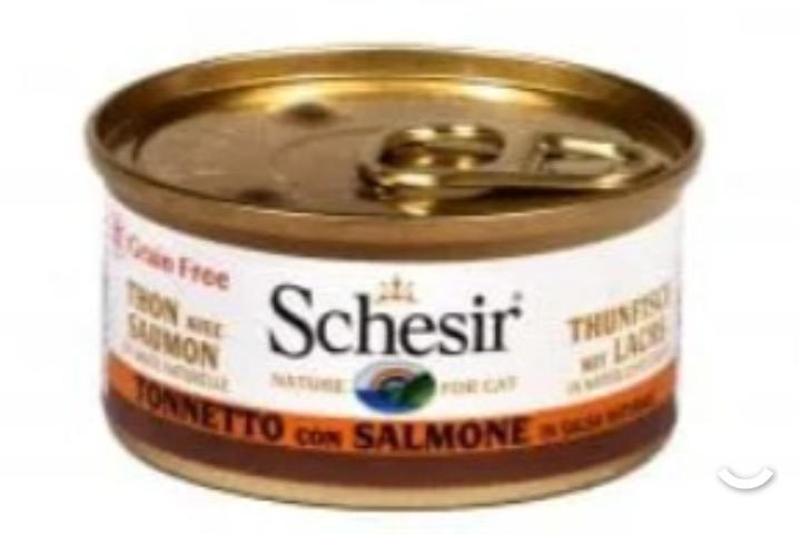 Schesir tuna salmon 70g