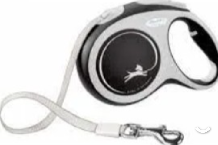 Flexi comfort black retractable leash