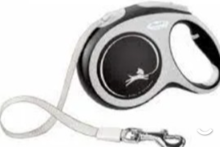 Flexi classic black retractable leash