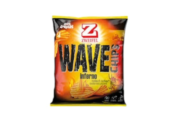 Zweifel Inferno Wave Chips 120 g
