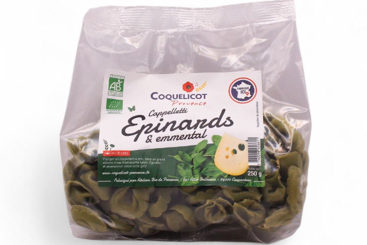 Cappelleti Frais Aux Epinards
