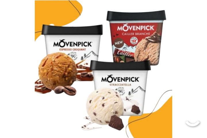 Movenpick Espresso Crunchy Ice Cream 165 ml