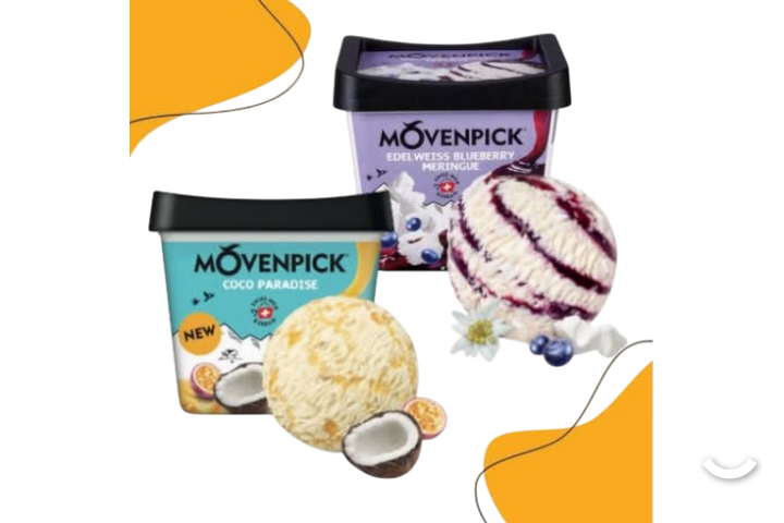 Movenpick Panna Blueberry Meringue Ice Cream 165 ml